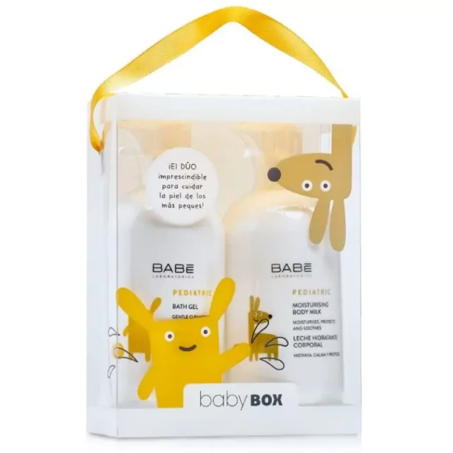 BABE LABORATORIOS Promo Pediatric Baby Box Bath Gel Ήπιο Αφρόλουτρο για