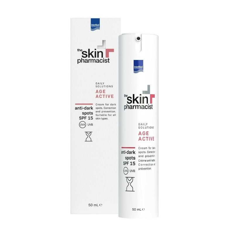 INTERMED The Skin Pharmacist Age Active Anti-Dark Spot SPF15 Κρέμα Προσώπου για Ατέλειες & Πανάδες 50ml
