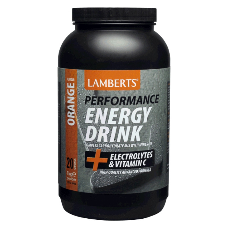 LAMBERTS Performance Energy Drink Electrolytes & Vitamin C με Γεύση Πορτοκάλι 1kg
