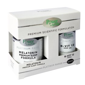 POWER OF NATURE Platinum Range Promo Melatonin Premium Sleep Formula 30 Κάψουλες & Δώρο B-Vit 12 1000mg 20 Δισκία