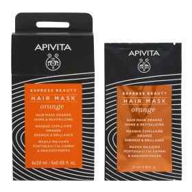 APIVITA Express Beauty Μάσκα Μαλλιών για Λάμψη & Αναζωογόνηση με Πορτοκάλι 20ml