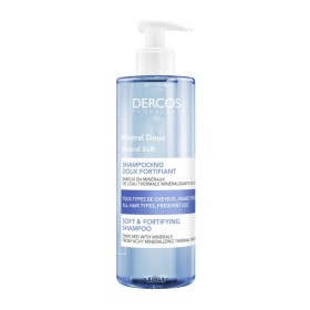 VICHY Dercos Mineral Soft & Fortifying Shampoo Απαλό Σαμπουάν Καθημερινής Χρήσης για Όλους τους Τύπους Μαλλιών 400ml