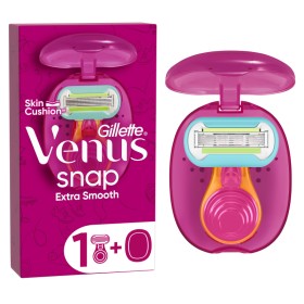 GILLETTE Venus Extra Smooth Snap Γυναικεία Ξυριστική Μηχανή με 1 Ανταλλακτική Κεφαλή 1 Τεμάχιο & 1 Ανταλλακτικό
