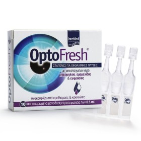 INTERMED Optofresh Eye Wash Drops Σταγόνες για Οφθαλμικές Πλύσεις 10x5ml