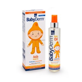 INTERMED Babyderm Body Oil Ενυδατικό Λάδι Σώματος 200ml